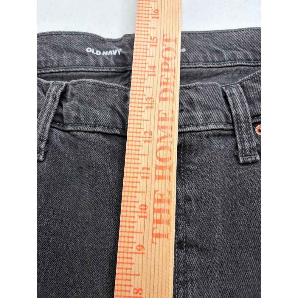 Old Navy High Waisted Barrel Ankle Jeans Sz 16 Tall Gray Wash Modern Relaxed NWT - Picture 9 of 10